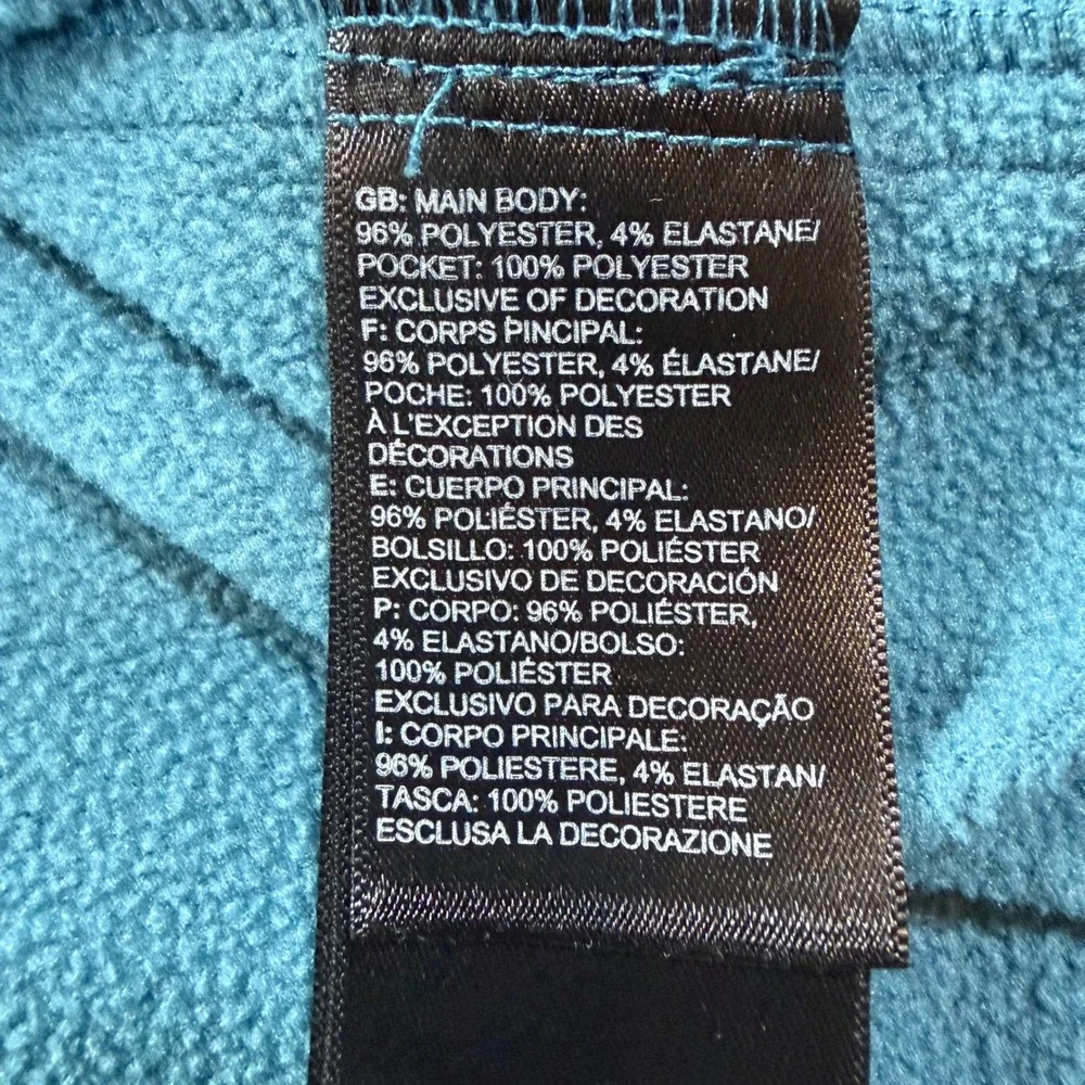 The North Face Mens Canyonlands 1/2 Zip Pullover Blue Fleece XXXL‎